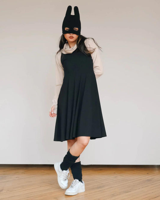 Wulfka Adria A-Line Dress in Black - SALE