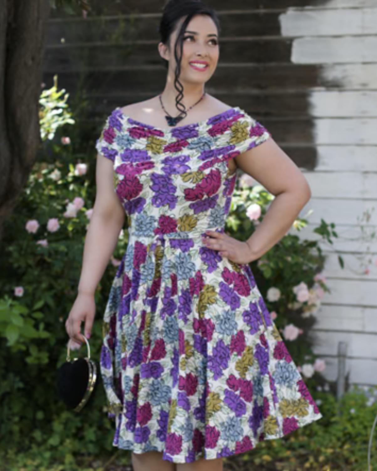 Effie's Heart Venice Dress May Print - SALE - sizes XS, XL, 2XL