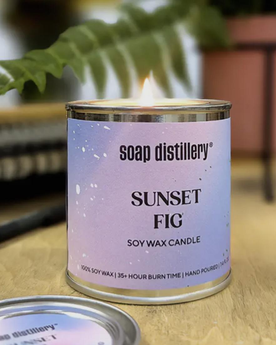Soap Distillery Sunset Fig Soy Wax Candle