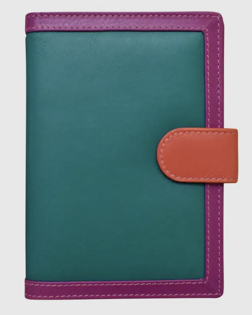 ili Multi Color Passport Wallet in Paradise Multi