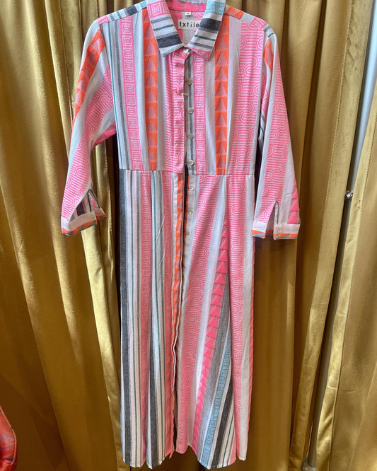 Txtile Button Down Woven Shirt Dress - Size Medium - for Jen F