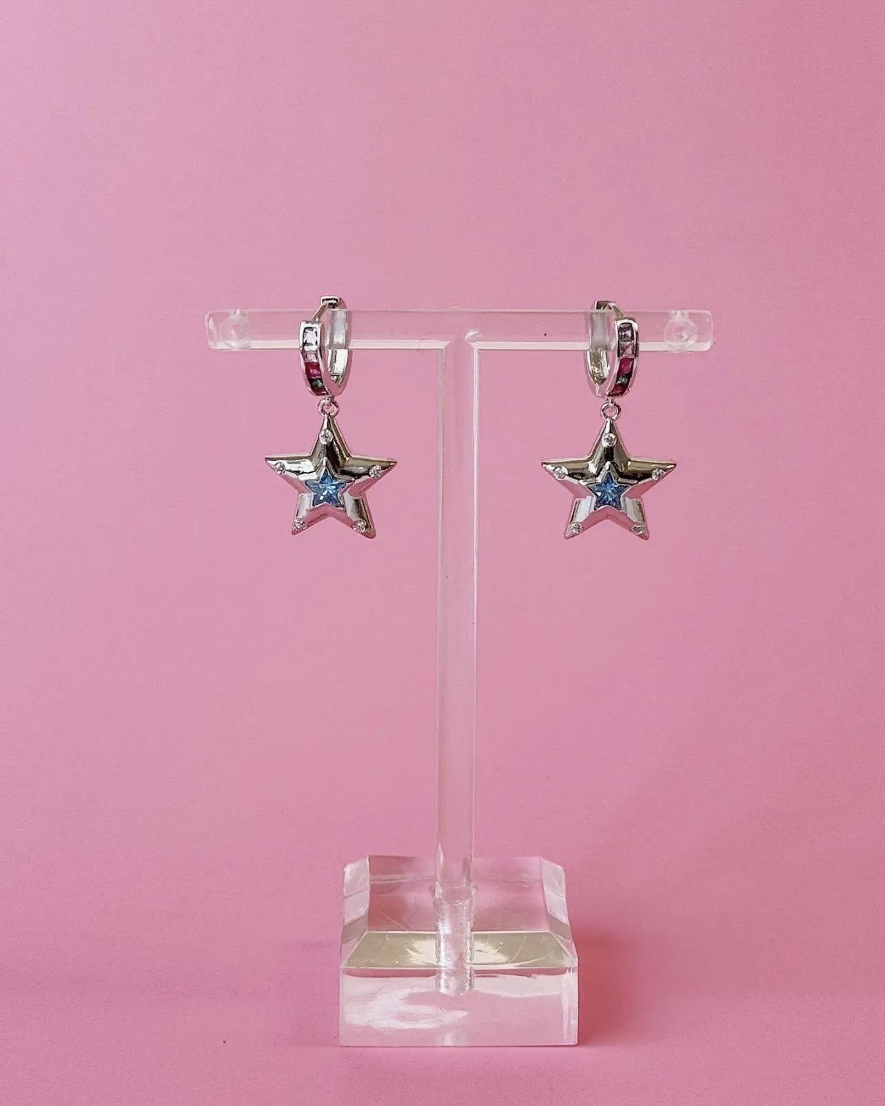 Golden Hour Club Dopamine Star Huggies - Choose Silver or Gold