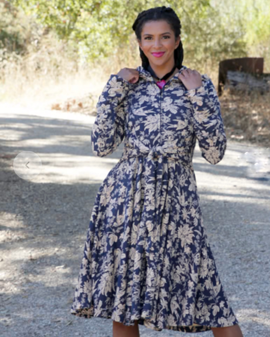 Effie's Heart Boston Coat Provencal Print