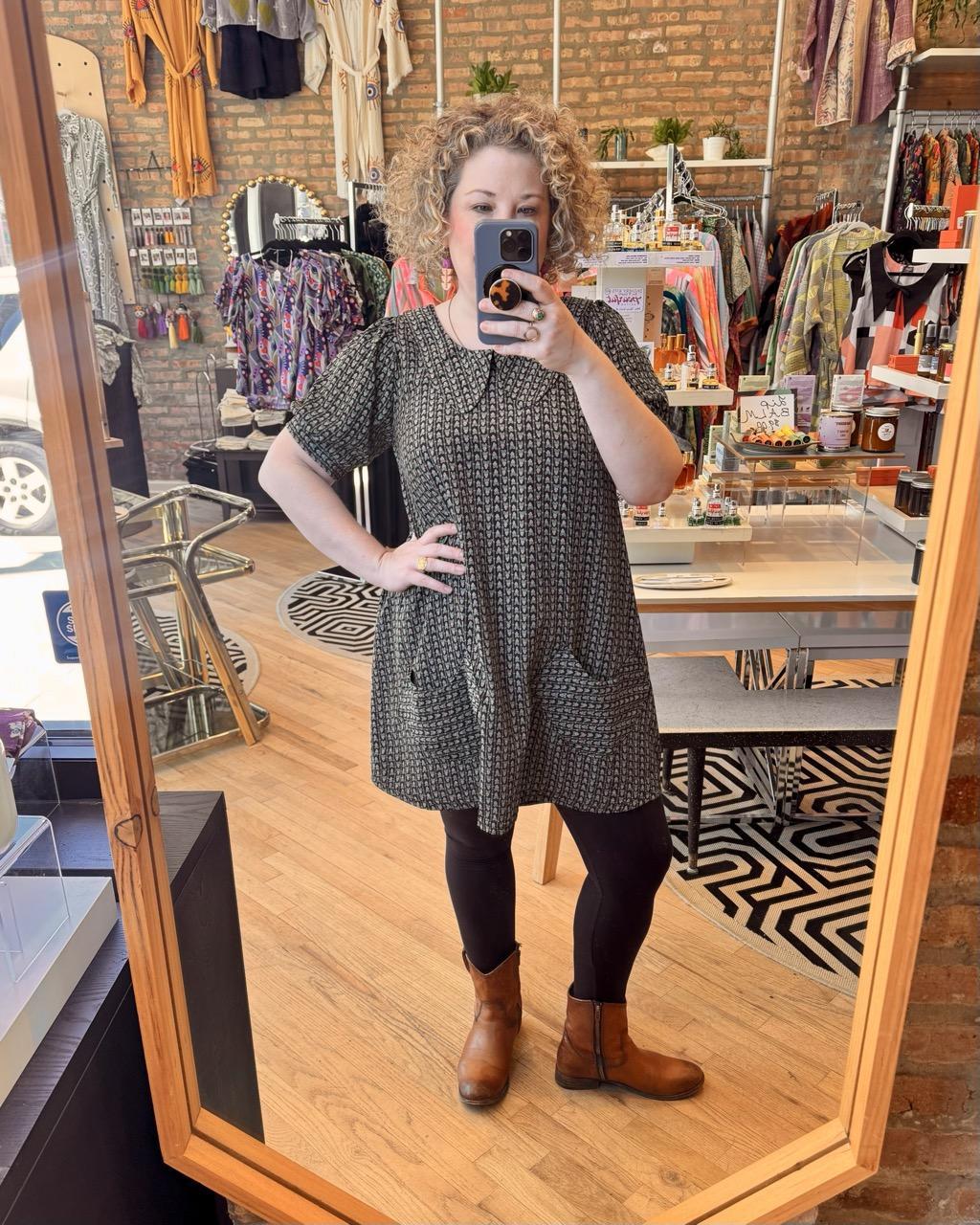 Squasht Charlotte Dress in Midnight Garden