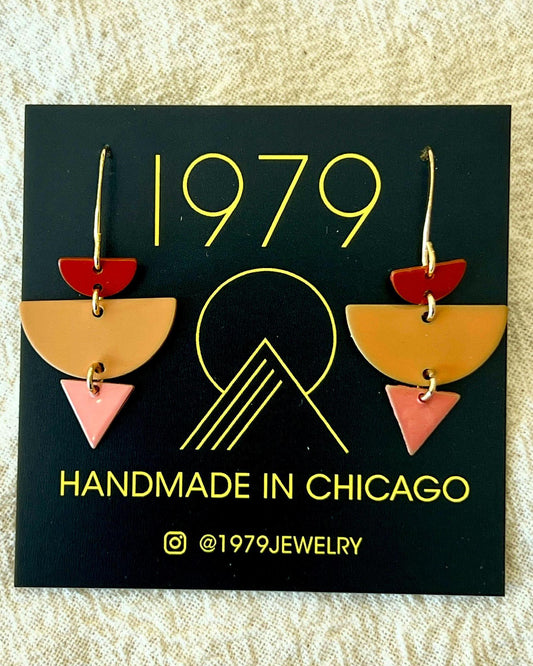 1979 Jewelry Just Peachy Earrings