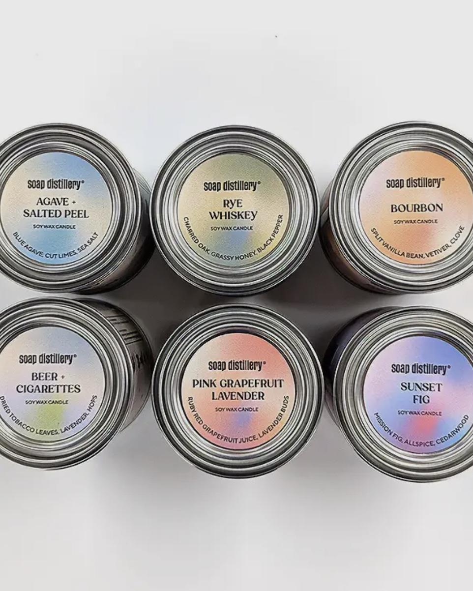 Soap Distillery Beer + Cigarettes Soy Wax Candle