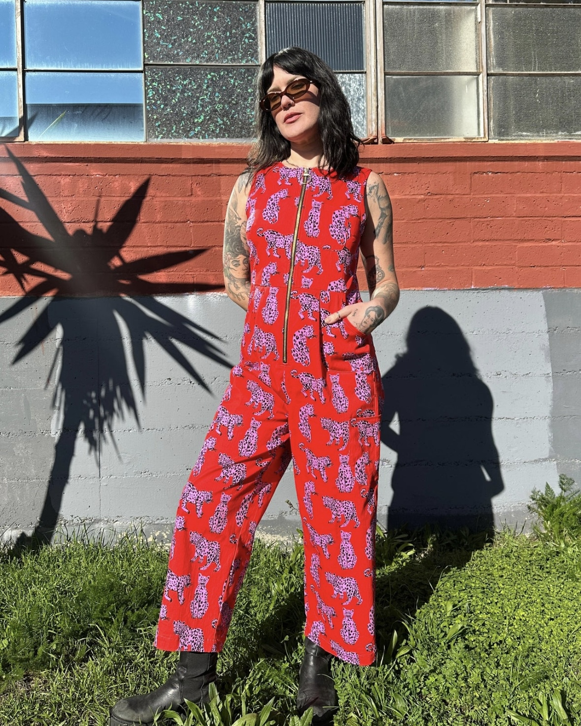 Nooworks Lucky Jumpsuit in Sondler Cat