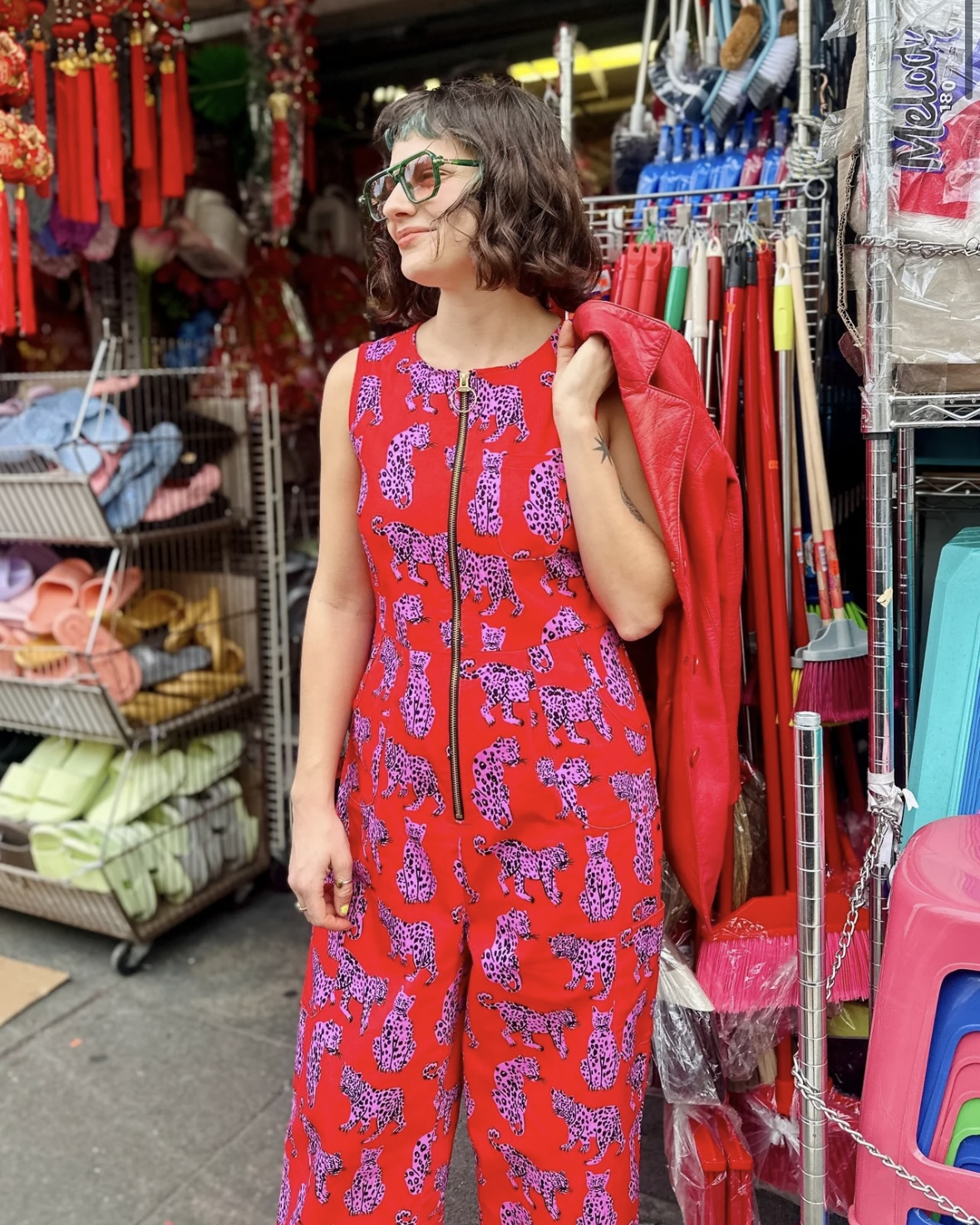 Nooworks Lucky Jumpsuit in Sondler Cat