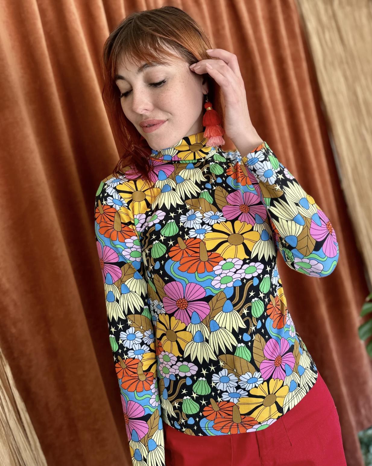 Nooworks Turtleneck Cosmic Floral *PRESALE*