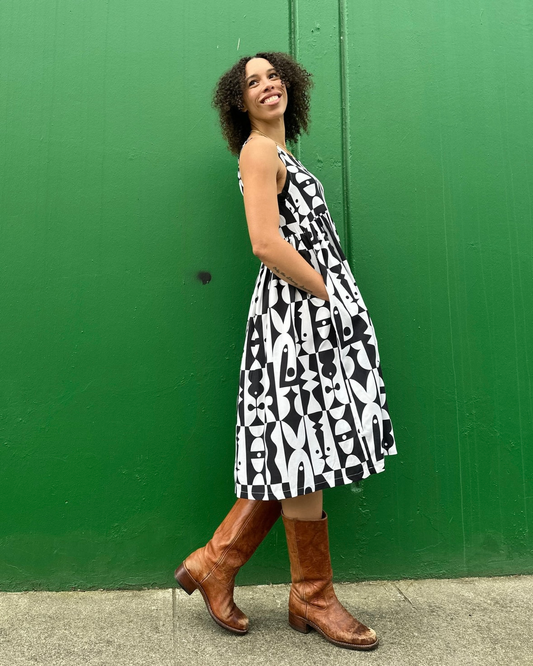 Nooworks Rayon Naomi Dress in Illusions