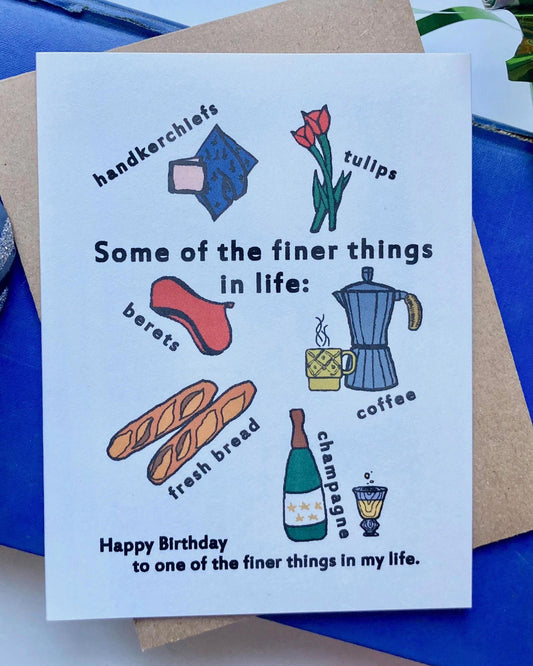 Heilo Cards Finer Things Birthday Card
