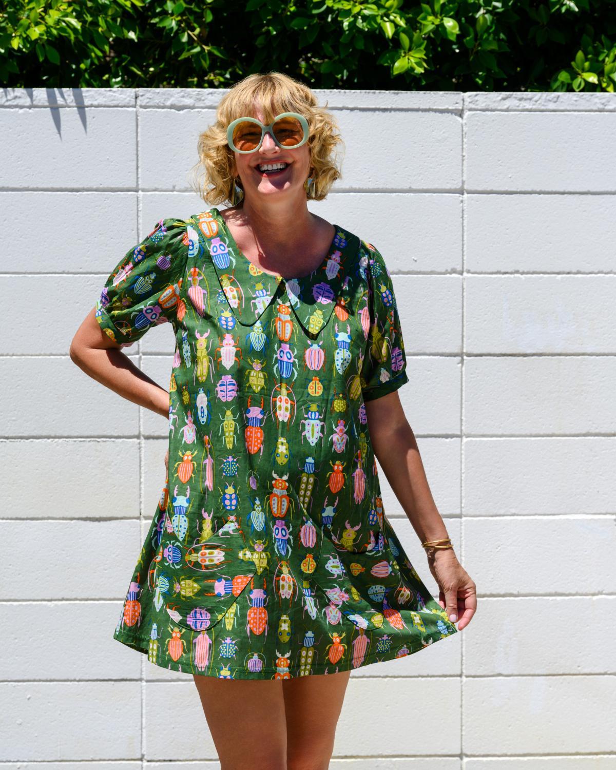 Squasht Charlotte Dress in Bugs - Size Small, XL, 2XL