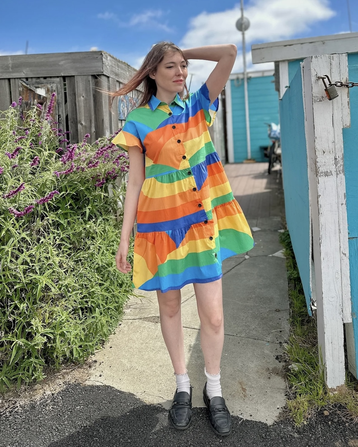 Nooworks Eloise Dress in Sunset Valley