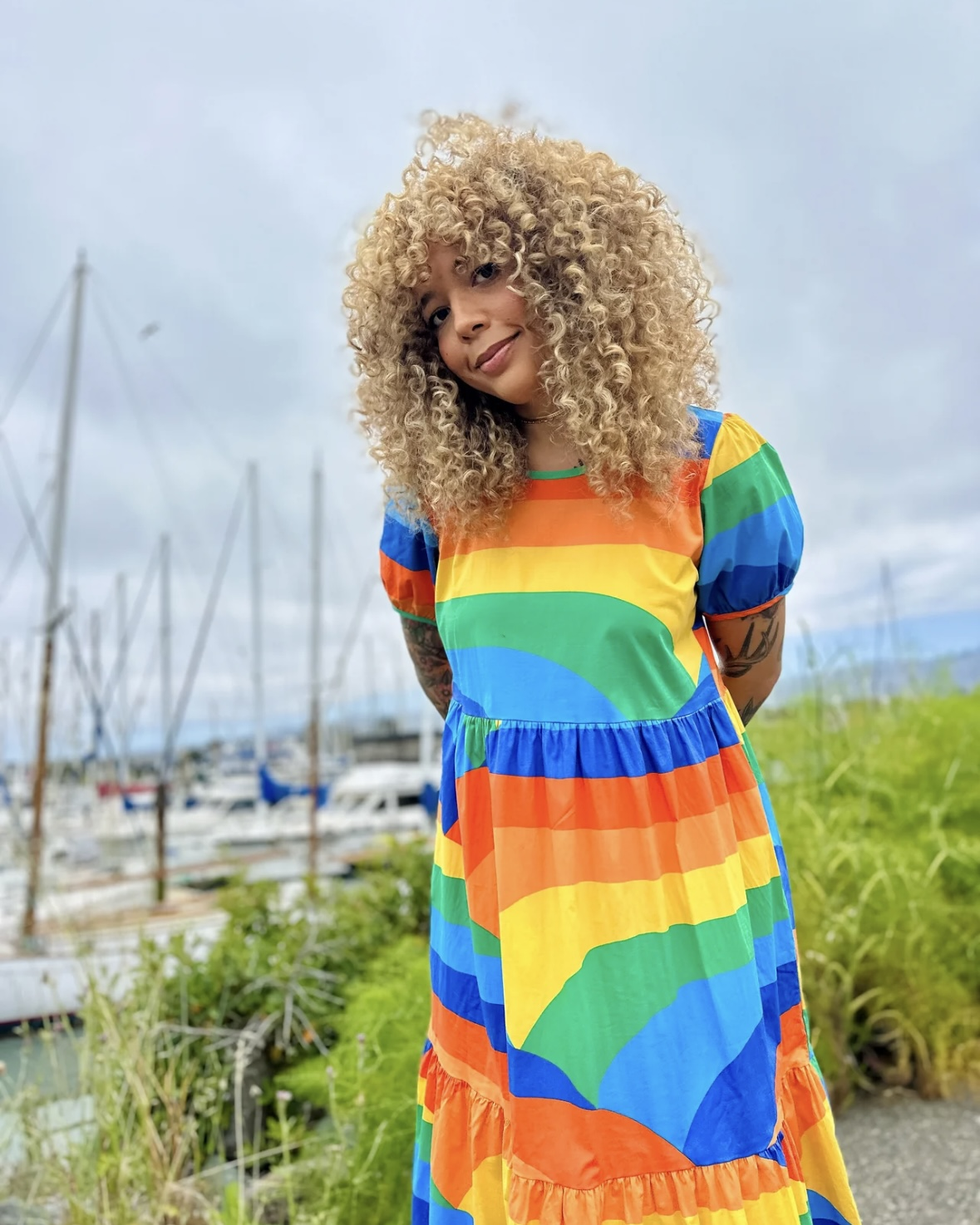 Nooworks Inanna Dress in Sunset Valley