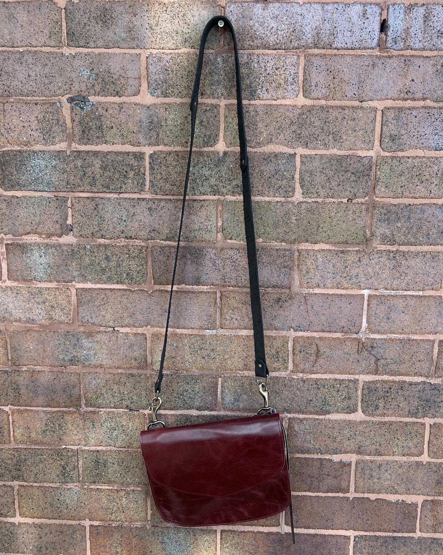 Vallente Leather Brandy Convertible Clip-On Fanny Pack (Includes Strap)
