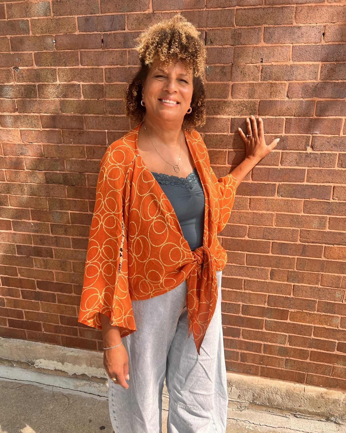Indie Ella Ronak Jacket in Tangerine Dream