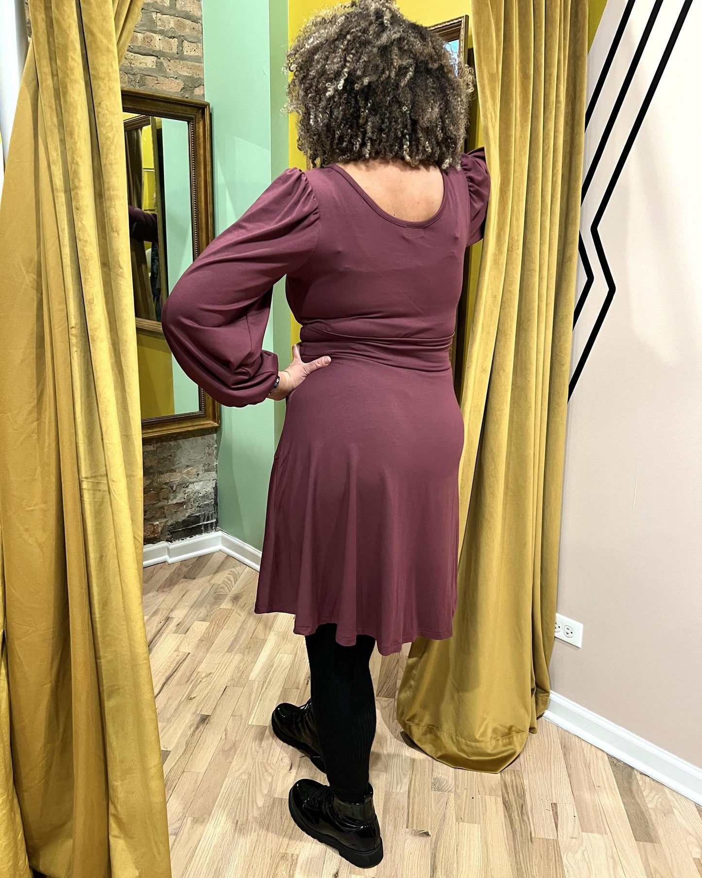 Squasht Olivia Dress in Boysenberry - SALE - Size XS