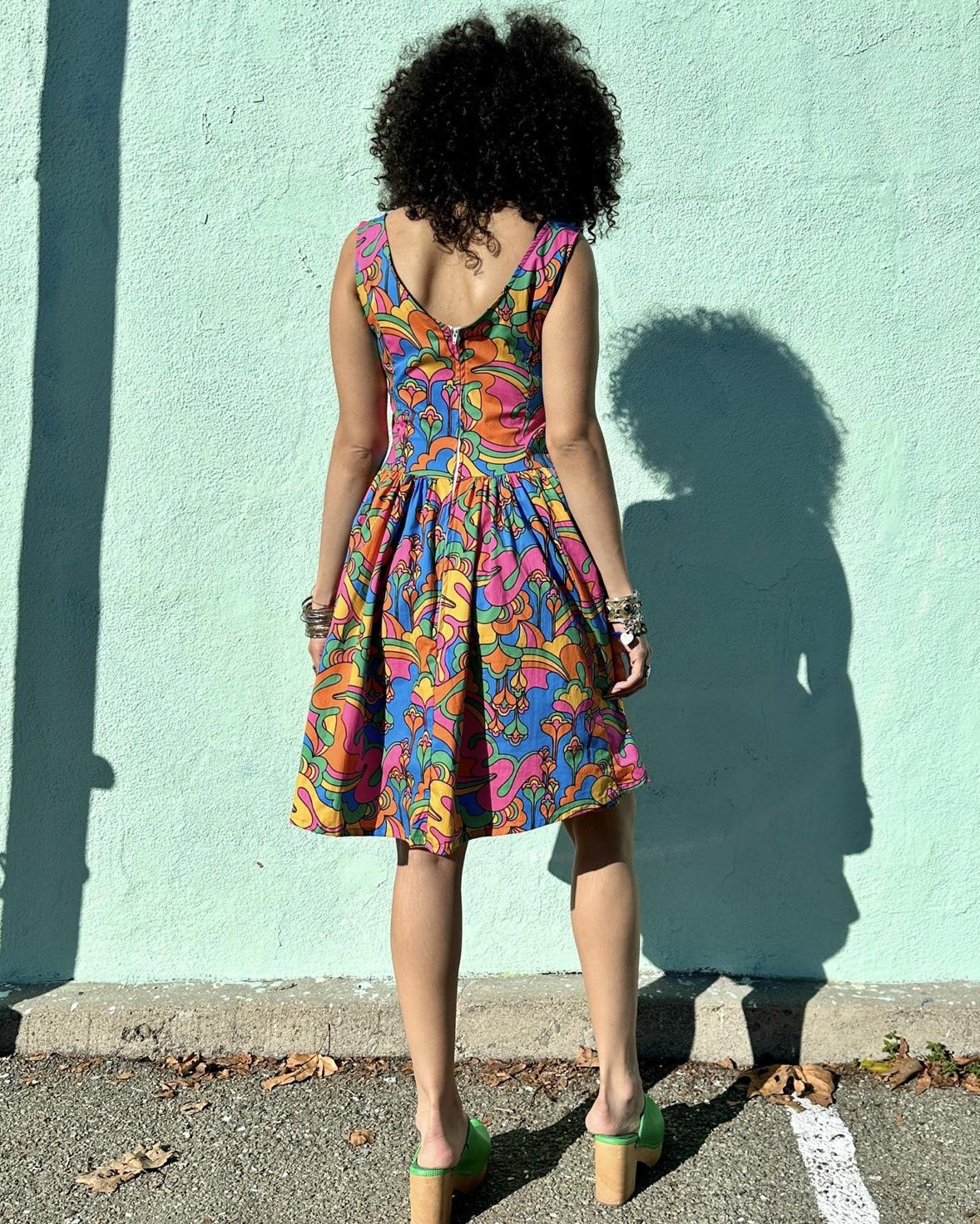 Nooworks Mini Misty Dress in Auderpopz Print