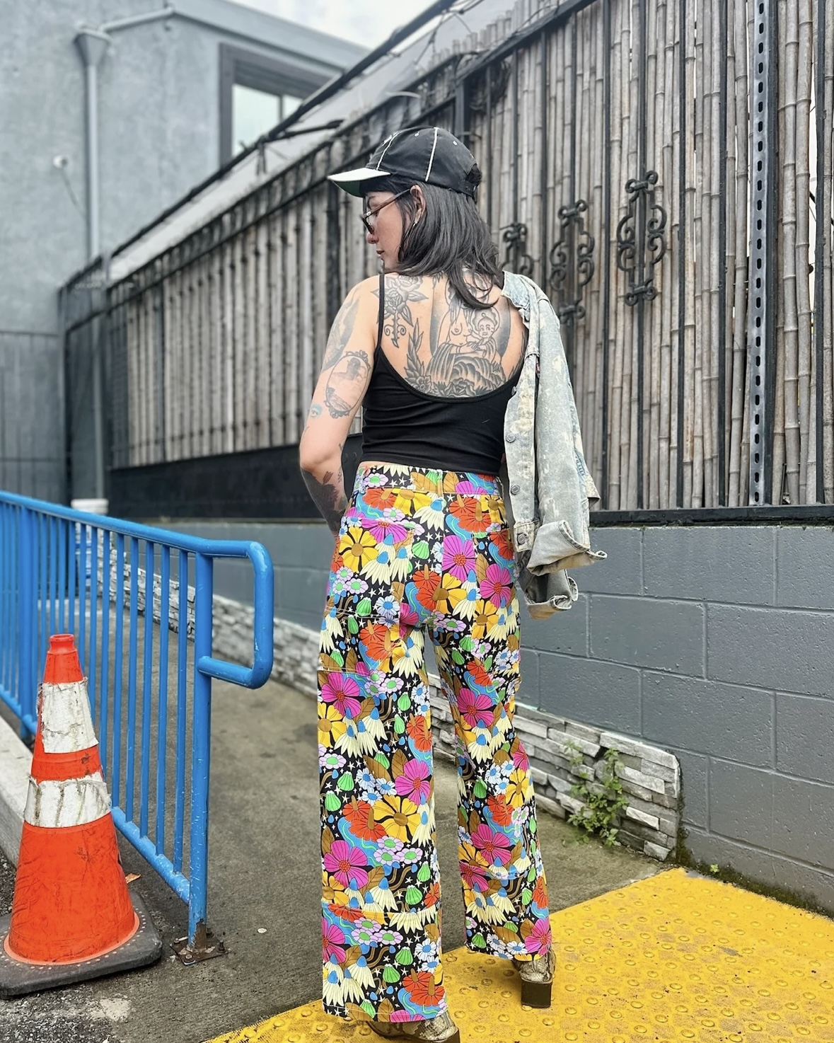 Nooworks Skater Pant in Cosmic Floral