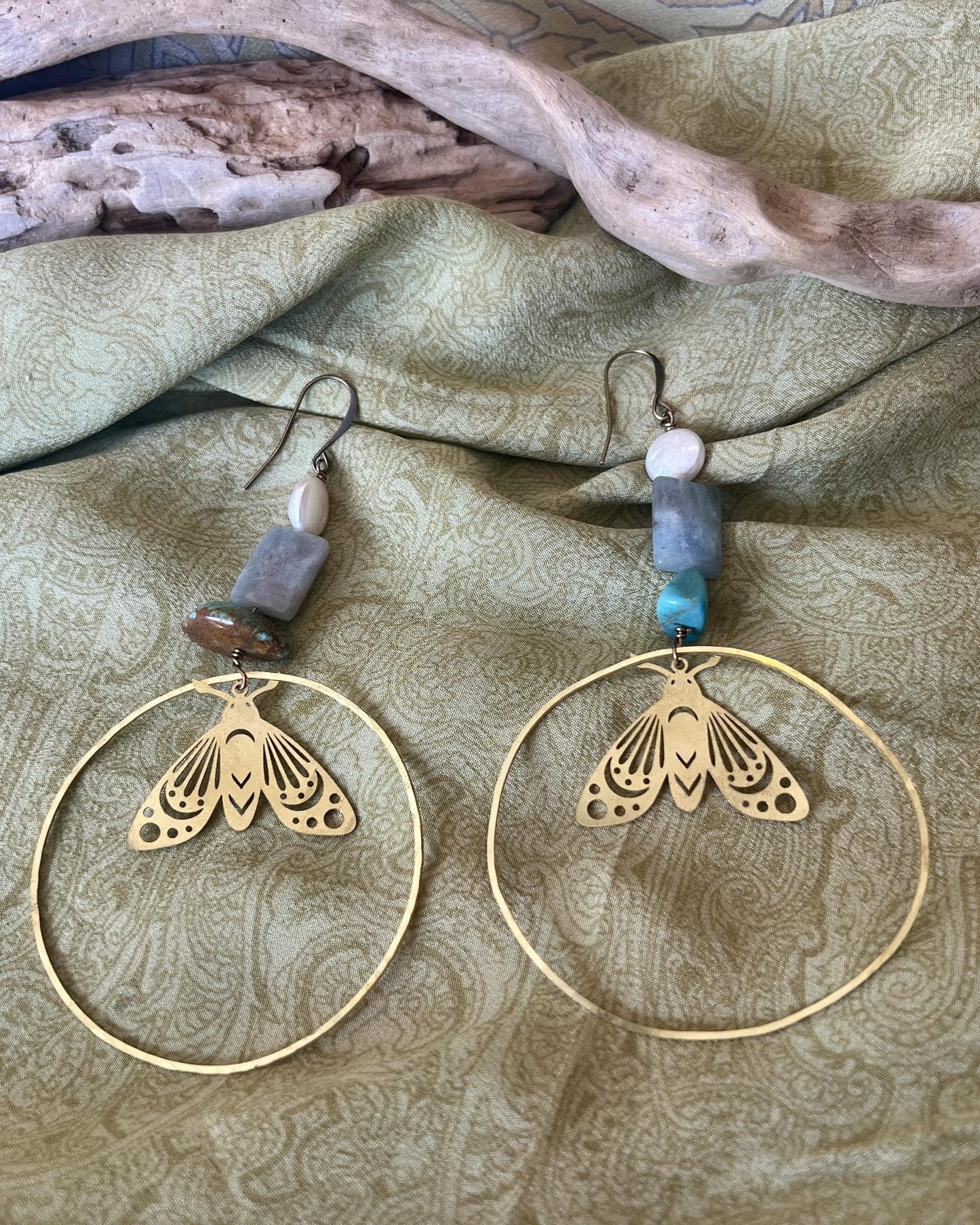 Sugar Vibe Statement Butterfly Hoops