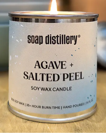 Soap Distillery Agave + Salted Peel Soy Wax Candle