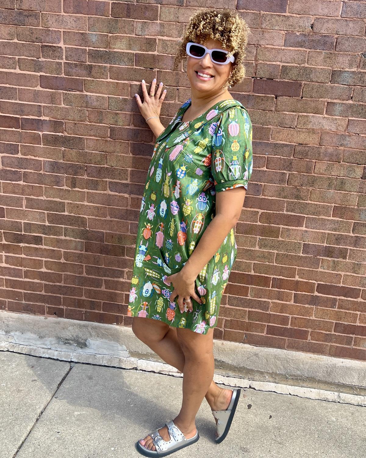 Squasht Charlotte Dress in Bugs - Size Small, XL, 2XL