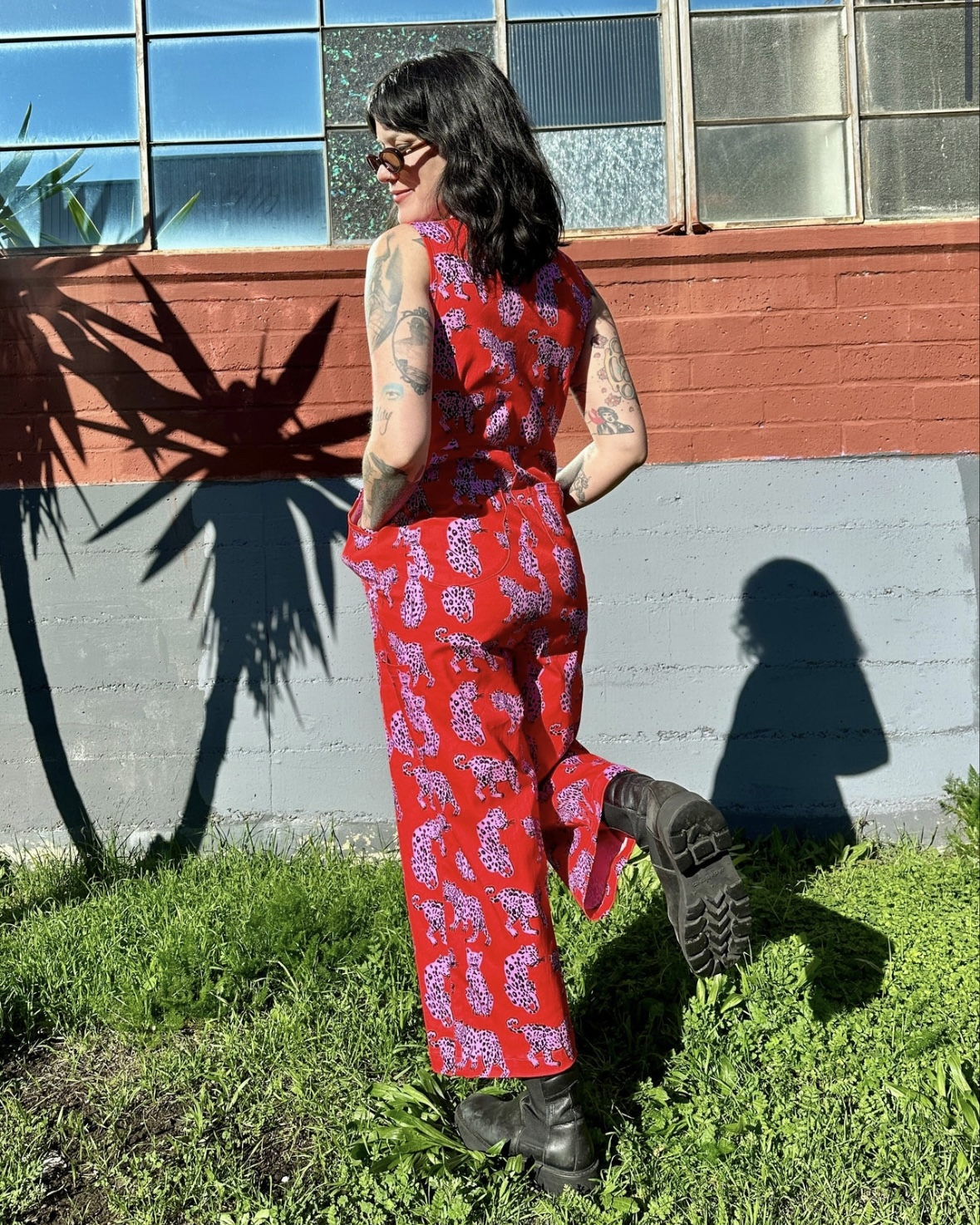 Nooworks Lucky Jumpsuit in Sondler Cat