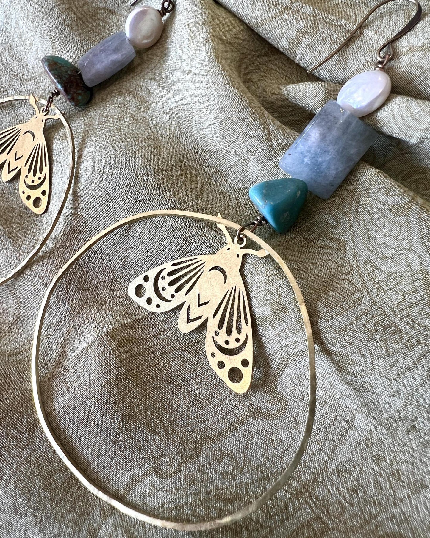 Sugar Vibe Statement Butterfly Hoops