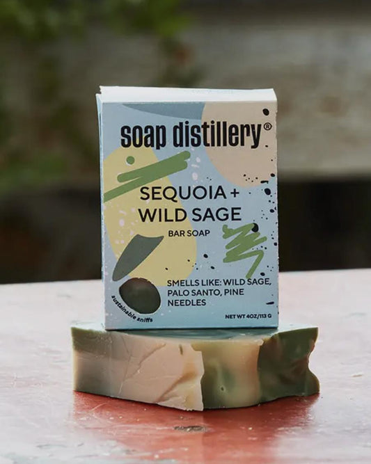 Soap Distillery Sequoia and Wild Sage Bar Soap