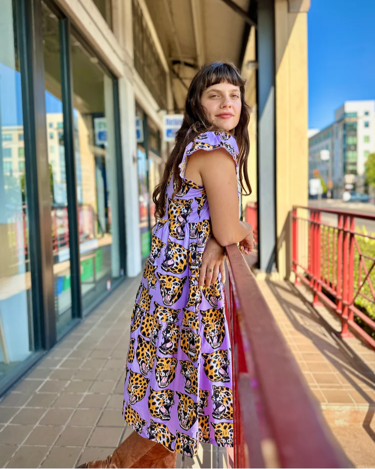 Nooworks Frida Dress Cheetah Head