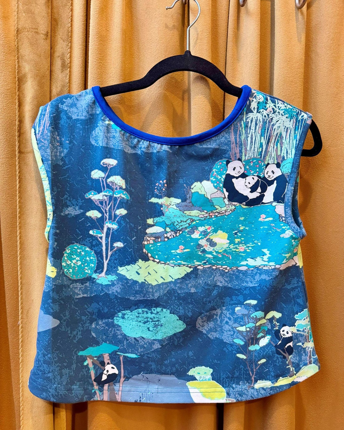 Squasht Croppish Tee in Panda Party