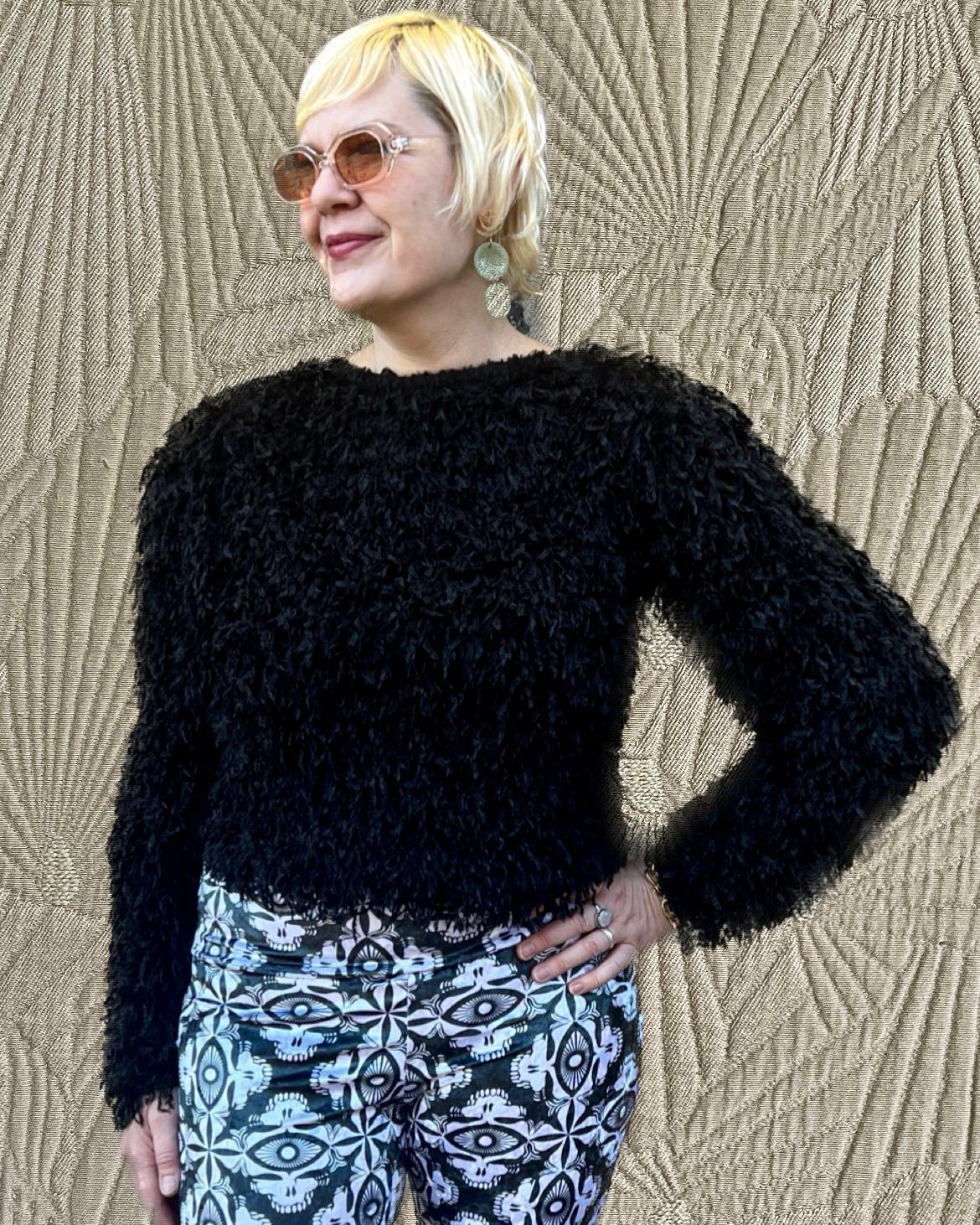 Squasht Soft as a Feather Sweater in Black