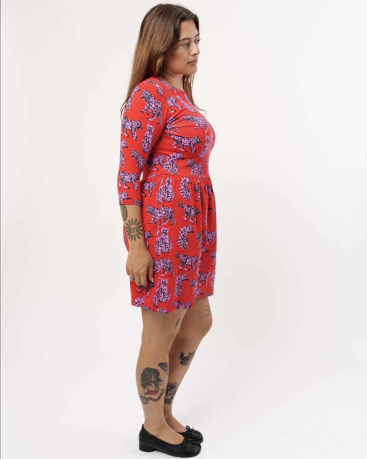 Nooworks Daphne Dress in Sondler Cat