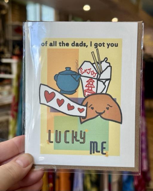 Heilo Cards - Of All The Dads I Got You, Lucky Me Father's Day Card