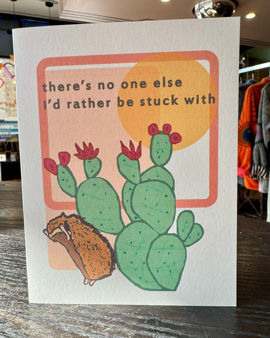 Heilo There's No One Else I'd Rather Be Stuck With Valentine Card