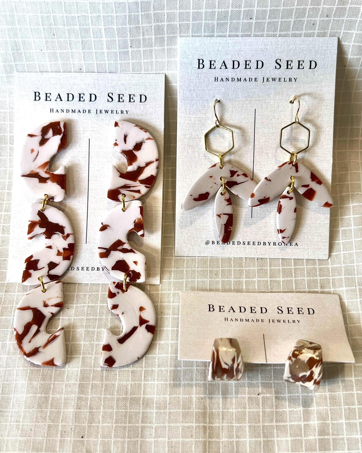 Beaded Seed by Ronea Alan Earrings