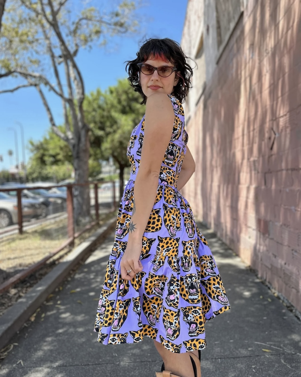 Nooworks Western Dress in Cheetah Head
