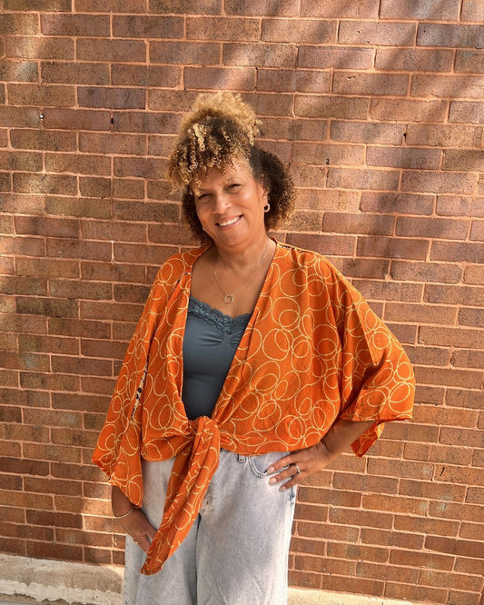 Indie Ella Ronak Jacket in Tangerine Dream
