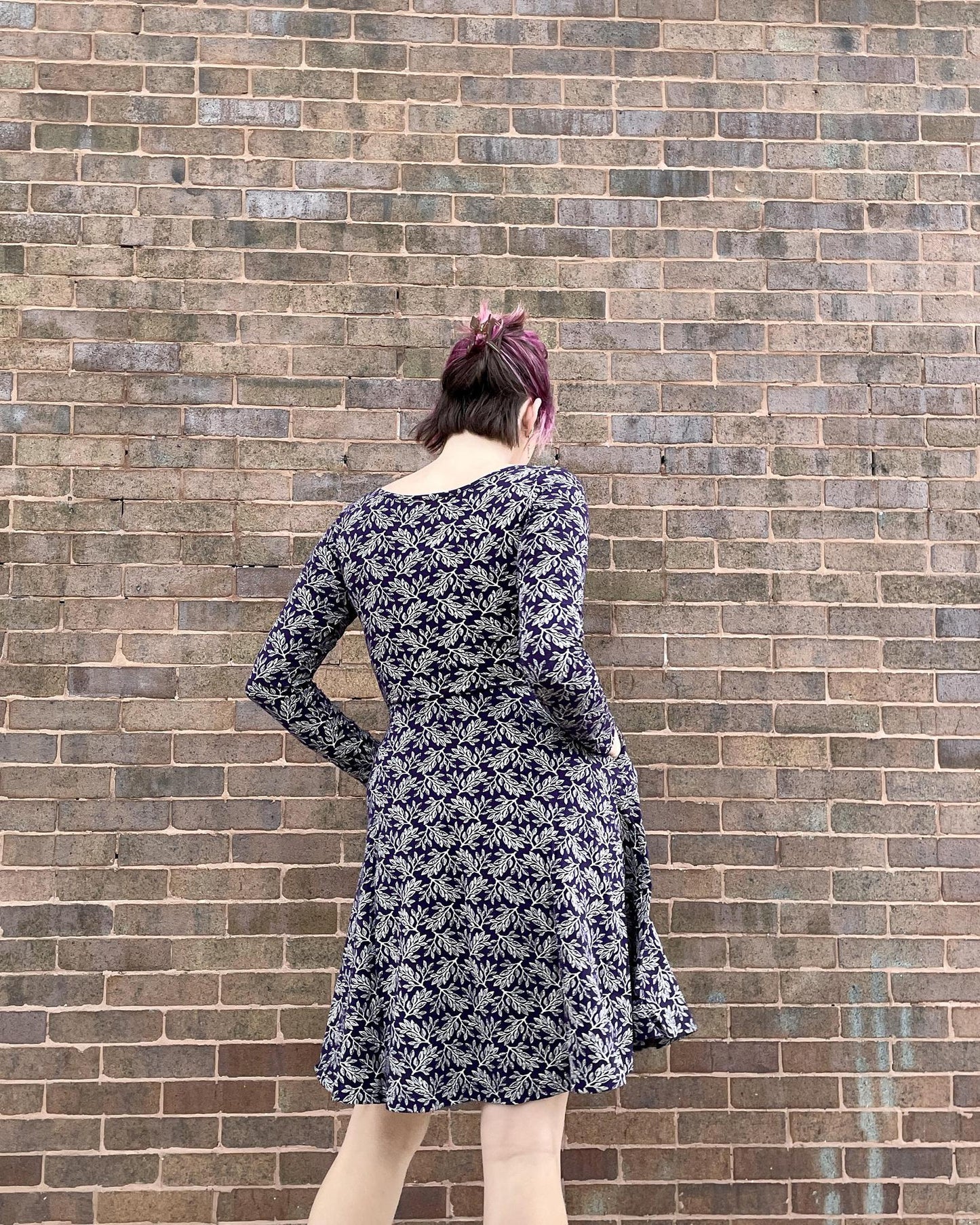 Effie's Heart Easy Dress Elm Print - SALE - Large, XL, 2XL