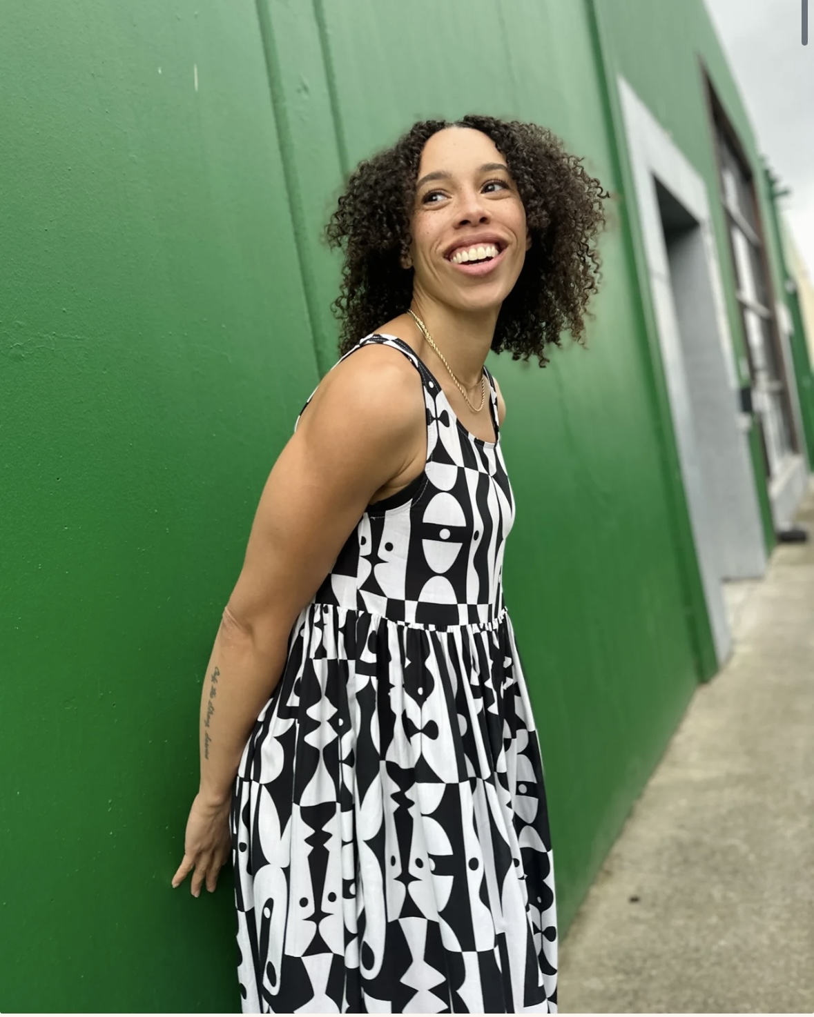 Nooworks Rayon Naomi Dress in Illusions