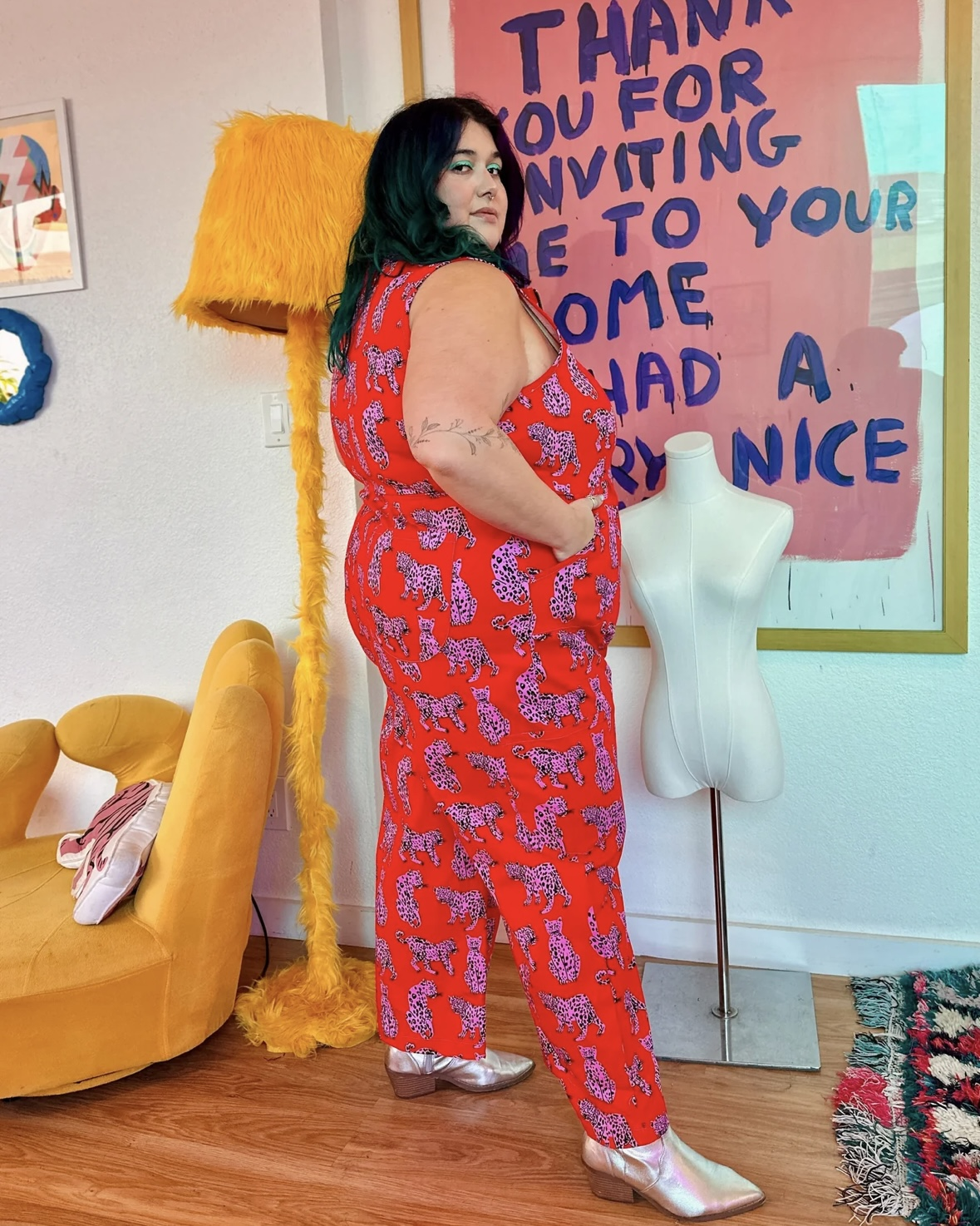 Nooworks Lucky Jumpsuit in Sondler Cat