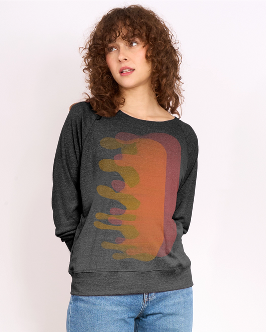 Go to Devil Blob Agnes Tri Blend Pullover in Charcoal