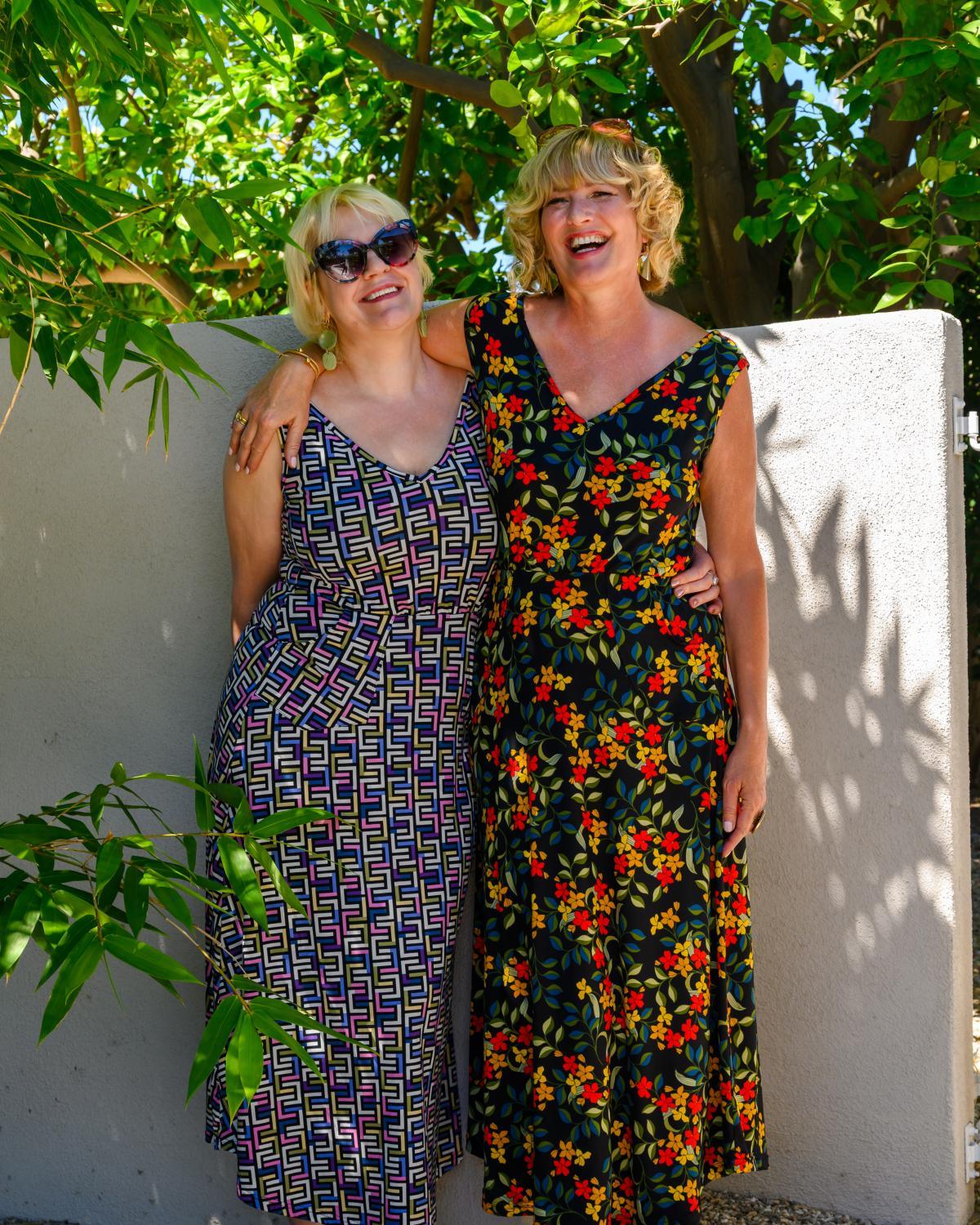 fun print maxi dress Squasht Maxi Dress Black with Colorful Floral Print – Squasht Boutique