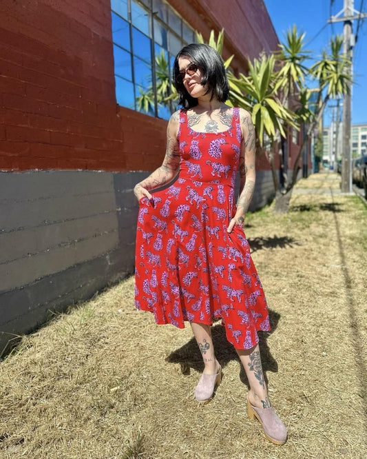 Nooworks Vacation Dress in Sondler Cat