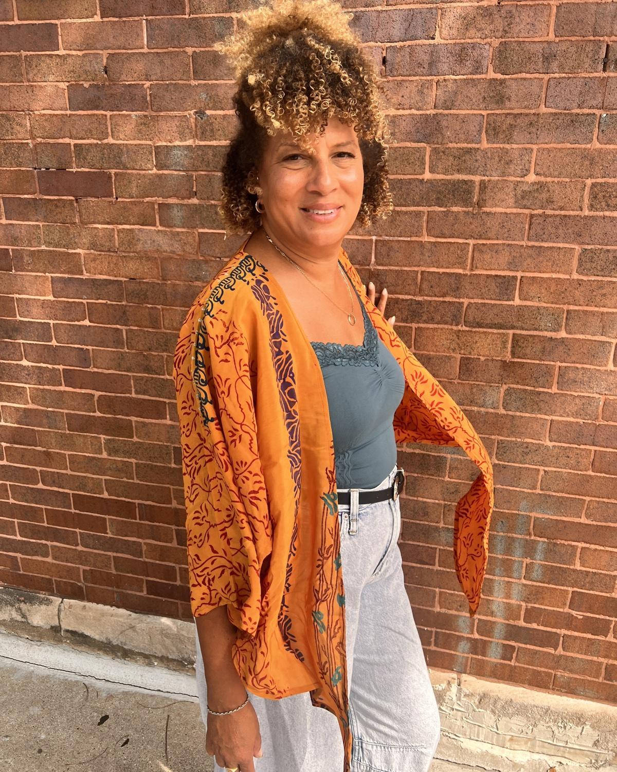 Indie Ella Ronak Jacket in Orange Delight