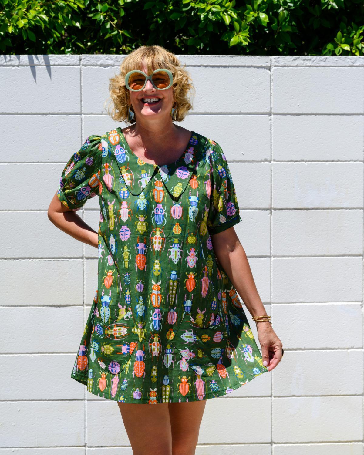 Squasht Charlotte Dress in Bugs - Size Small, XL, 2XL
