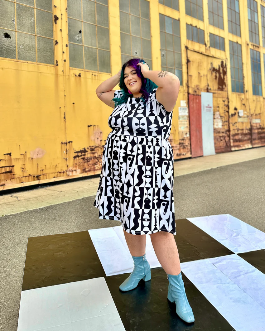 Nooworks Lucy Dress in Illusions