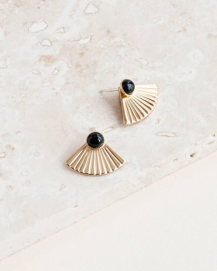 Michelle Starbuck Mini Pleat Jackets with Onyx Studs