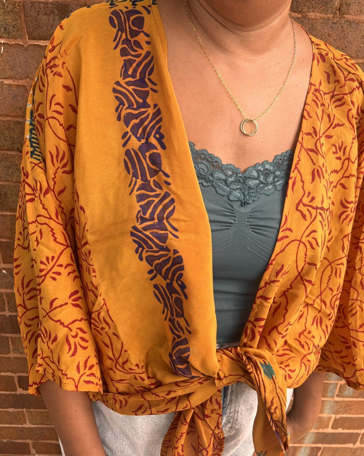 Indie Ella Ronak Jacket in Orange Delight