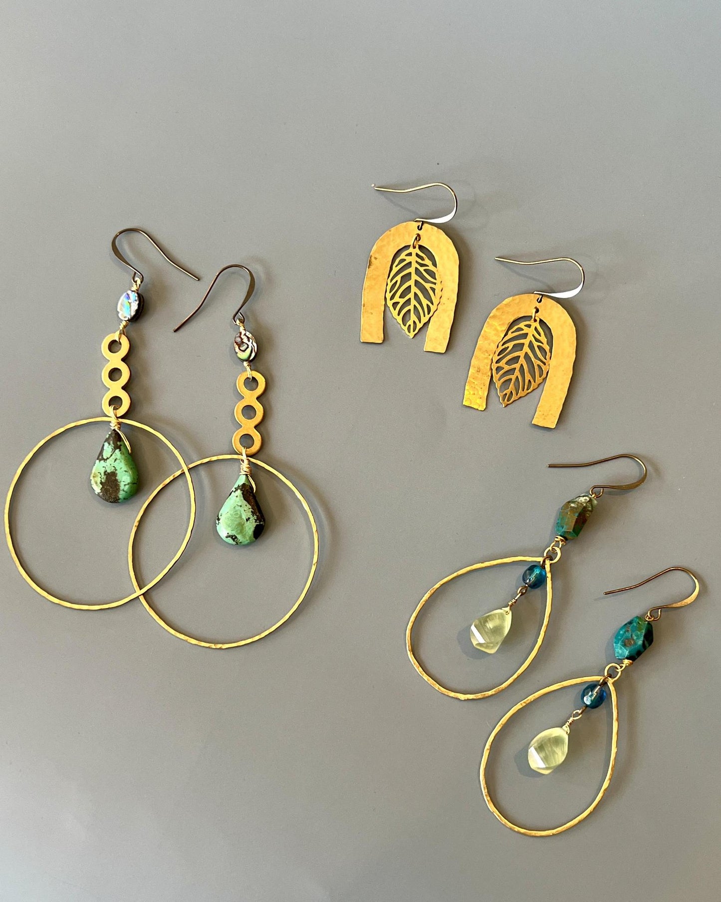 Sugar Vibe Leaves and Arches Earrings